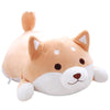 Soft stuffed puppy plush toy for kids, cute and huggable animal doll, perfect gift for babies with ultra-soft short plush fabric.