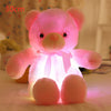 teddy pink bear with light inside