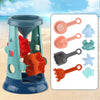 Kids Beach Toy Set featuring colorful sand and water tools for creative play on the beach.