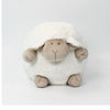 Plush sheep toy, soft and cuddly companion for infants and toddlers, perfect for comforting babies during sleep.