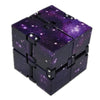 Galaxy-patterned Infinity Cube Fidget Toy for stress relief and focus enhancement