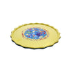 Baby inflatable water play mat with colorful designs for sensory tummy time.