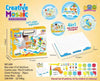 Creative Mosaic kids drill puzzle kit with colorful pieces and safe tools, perfect for educational play and creativity.