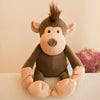 Jungle animal plush monkey toy made from soft short plush, perfect for cuddling and decorating, part of the plush doll collection.