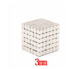 "Stacked 3mm magnetic building blocks cube for creative 3D modeling and stress relief"