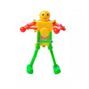 Clockwork Dancing Robot Toy with colorful limbs, perfect for kids' entertainment and skill-building.