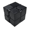 Black Infinity Cube Fidget Toy for Stress Relief and Focus Enhancement