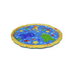 Baby inflatable water play mat with colorful sea creatures for sensory and tummy time fun.