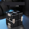 Black Infinity Cube Fidget Toy for Stress Relief and Focus Enhancement