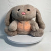 Breathing Rabbit Plush Toy with glowing tummy for soothing sensory comfort and relaxation.