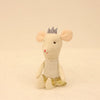 Little Mouse Plush Doll with Crown and Skirt - Soft Toy in High-Quality Plush, Perfect for Kids’ Playtime