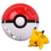 Pokemon Pokeball with Pikachu figure, collectible toy set, durable ABS Pokeball, premium PVC Pikachu, ideal gift for Pokemon fans