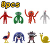 Garten of Banban action figure toys set, featuring 8 colorful characters for game fans and collectors.