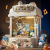 Space-themed claw machine toy with joystick and plush animals, perfect for interactive arcade fun and gifts for kids.