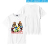 Roblox-themed kids' 3D printed t-shirt with vibrant cartoon graphics on white fabric, ideal for gaming fans and casual wear.