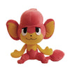 Pokemon plush toy featuring a cute red and yellow monkey character, made from soft, premium materials, perfect for collectors and fans.