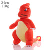 Charizard Pokemon plush toy, 24cm tall, 110g weight, made from soft plush fabric, perfect for cuddling or as a Pokemon fan gift.