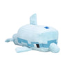 Minecraft soft plush whale doll, 20cm, in light blue, part of the animal collection for gamers and collectors.