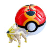 Pokemon Pokeball with Solgaleo figure, durable ABS plastic Pokeball and premium PVC figure, perfect for collectors and Pokemon fans.