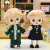 Mini Piggy BJD Dolls in handmade outfits, featuring 13 movable joints for lifelike poses. Perfect for collectors and DIY enthusiasts.