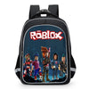 Trendy Roblox backpack for kids with game characters, durable design, spacious for school essentials, ideal for boys and girls.