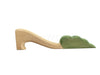 Wooden scenery piece from kids Montessori toy set for pretend play and learning, featuring natural design elements.