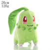 20cm green plush toy with large eyes and leaf-shaped appendage, weighing 120g, against a white background.