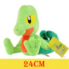 24cm Treecko Pokemon plush toy made from soft plush fabric, ideal for collectors and kids.