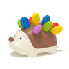 Montessori hedgehog toy with colorful numbered pegs for toddlers' fine motor and sensory development.