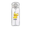 Pokemon Pikachu plastic water cup with straw, featuring large capacity for students and children. Ideal for school use.