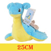 Lapras Pokemon plush toy 25cm, soft and cuddly collectible from premium plush fabric, perfect for kids and Pokemon fans.