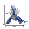 Pokemon PVC action figure featuring blue dragon, 2.6 inches tall, 2.4 inches wide, 3.5 inches long, collectible toy for kids.