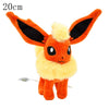 20cm Flareon plush toy with soft orange and yellow fur, perfect for Pokemon fans.