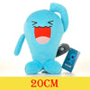 20cm Wobbuffet Pokemon plush toy with tag, soft blue plush fabric ideal for collectors, kids, and Pokemon fans.