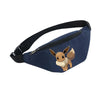 Eevee Pokemon waist bag for travel and outdoor activities, features durable fabric and practical design, perfect for fans.