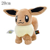 20cm Eevee plush toy with soft fur, perfect for Pokemon fans and collectors.