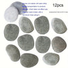 Hand-painted river stones set, 12pcs, smooth and durable, ideal for DIY art, crafts, and garden decoration.