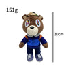 Kanye West Dropout Bear Plush Toy, 30cm, 151g, inspired by Graduation album, hip-hop collectible, room décor.