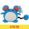 23cm Marill Pokemon plush toy with blue and white soft fabric and red ears, ideal for kids and collectors.