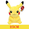 25cm Pikachu plush toy from Pokemon collection, soft and cuddly fabric, perfect for kids and collectors, featuring iconic character design.