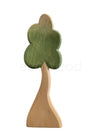 Wooden toy tree piece from Kids Wooden Scene Building Toy Set for Montessori pretend play and open-ended learning.