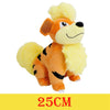 25cm Growlithe Pokemon plush toy, ultra-soft stuffed animal for kids and collectors with premium plush material and PP cotton filling.