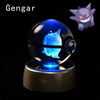 3D Pokemon Crystal Ball LED Night Light featuring Gengar with glowing blue LED light on decorative base.