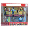 Roblox collectible figures playset with multiple character dolls in a display box, perfect for fans and collectors.