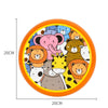 Kids flying disc toy with colorful animal print, 20cm diameter, perfect for outdoor sports and skill-building games.