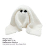 Soft Halloween ghost plush toy without accessories, perfect for decorations or gifting.