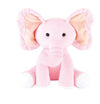 Pink Peek-A-Boo Elephant Plush Toy with large ears, perfect for interactive singing and hide-and-seek play for babies and toddlers.