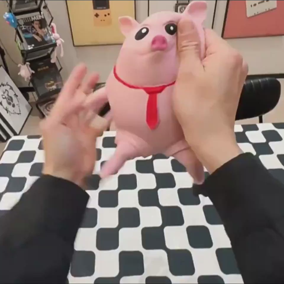 pig sqeeze toy video