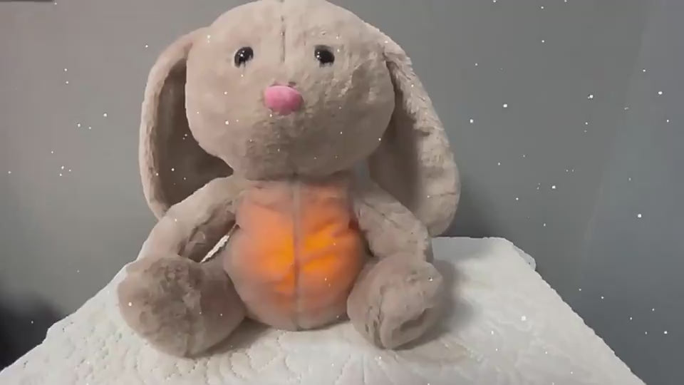 rabbit plush baby friend toy video