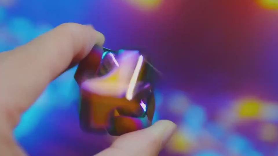 colorful stress relieve cube video